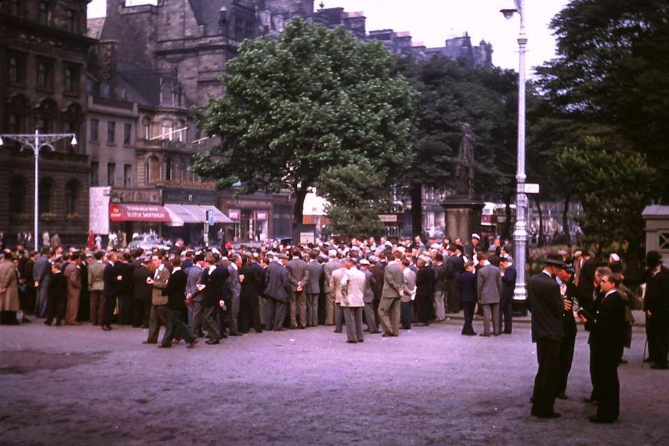 #7 Speakers corner on the Mound/Princes Street, 1957