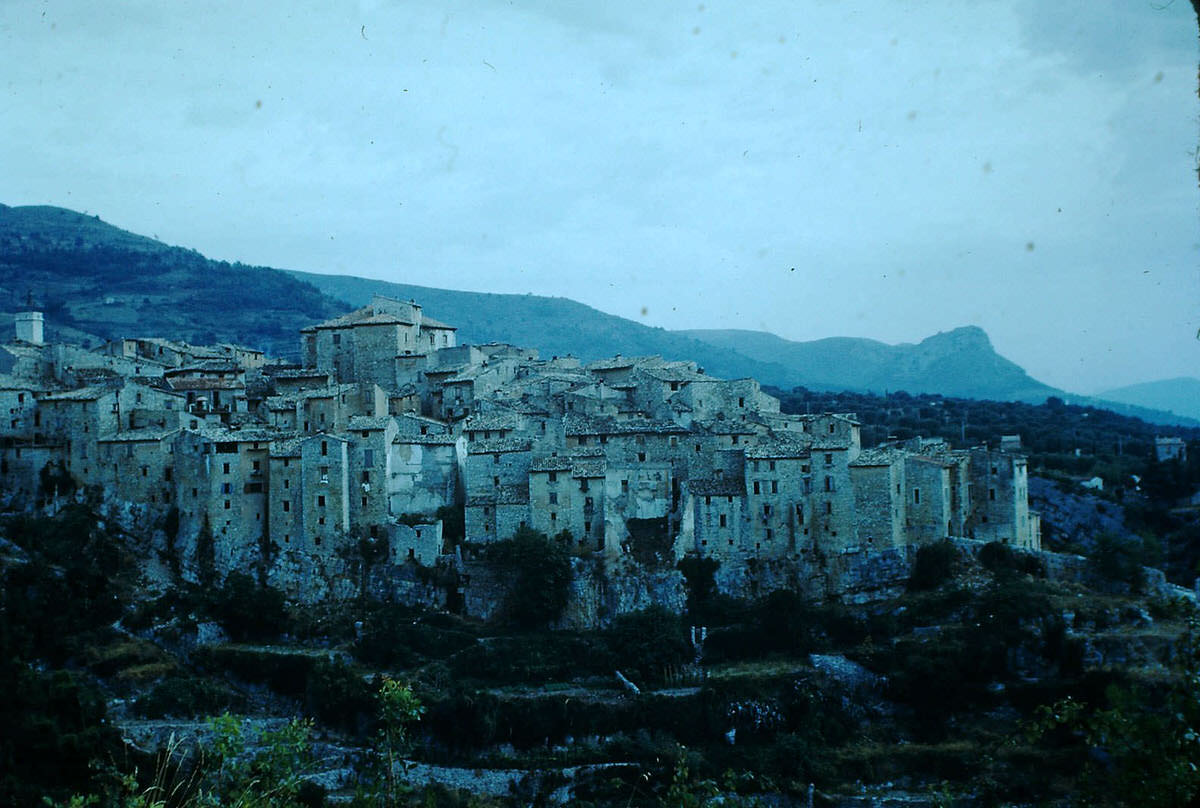 #10 Tourette-15th Century Village of Gorge Du Loup, France, 1953