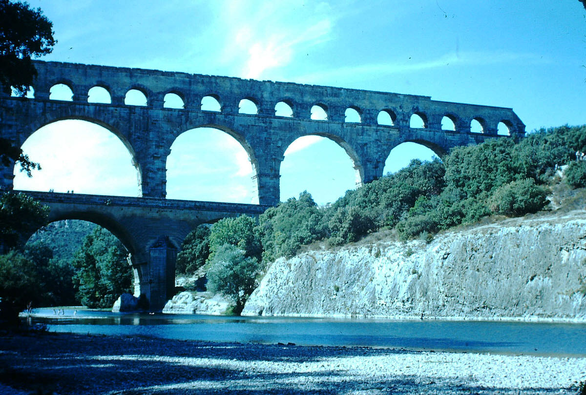 #24 Pont du Gard- Provence, France, 1953