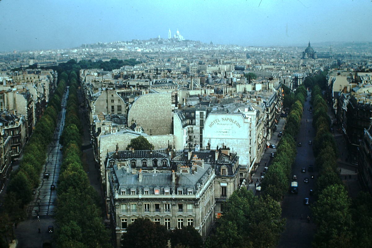 #41 From Arch of Triumph- Paris, France, 1953