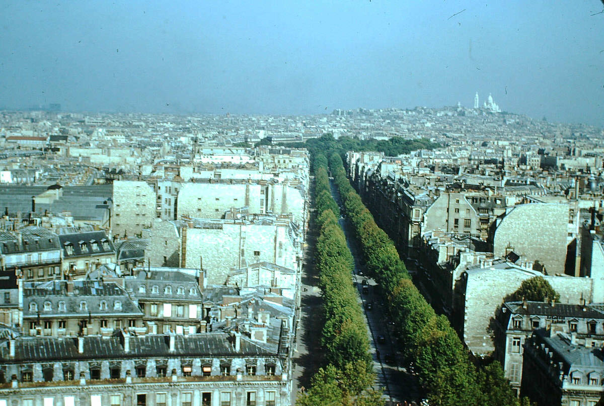 #44 From Arch of Triumph- Paris, France, 1953