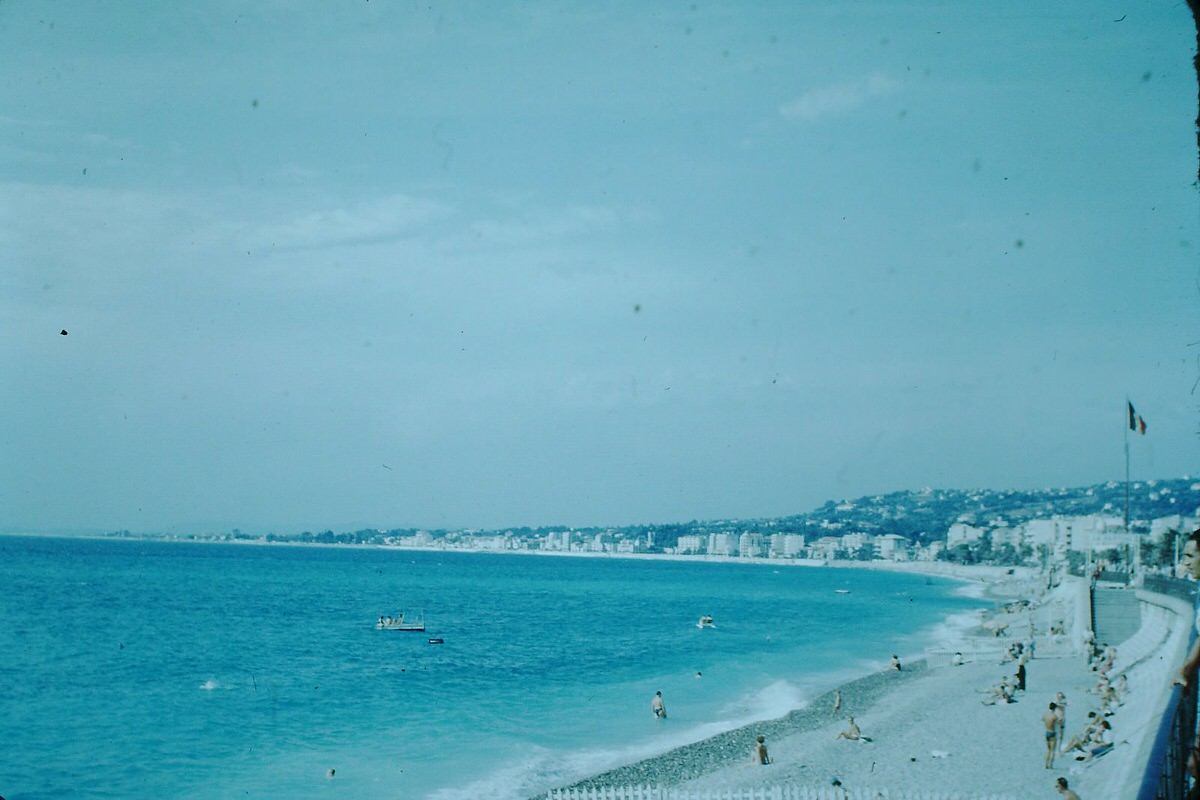 #5 Beach at Nice, France, 1953