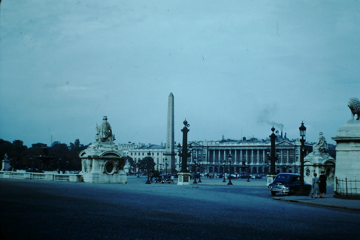 #51 Place de la Concorde- Paris, France, 1953