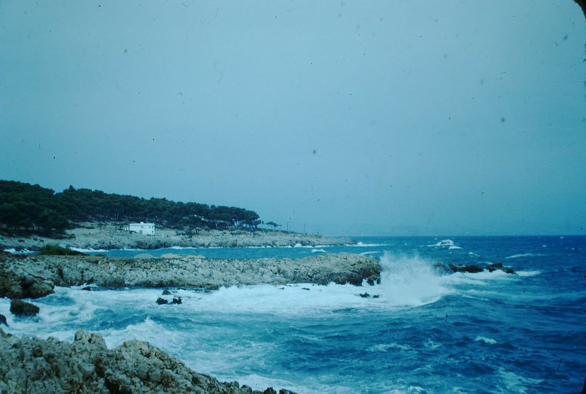 #6 Coast Nr Cap D’Antibes-Mistral Blowing, Nice, France, 1953