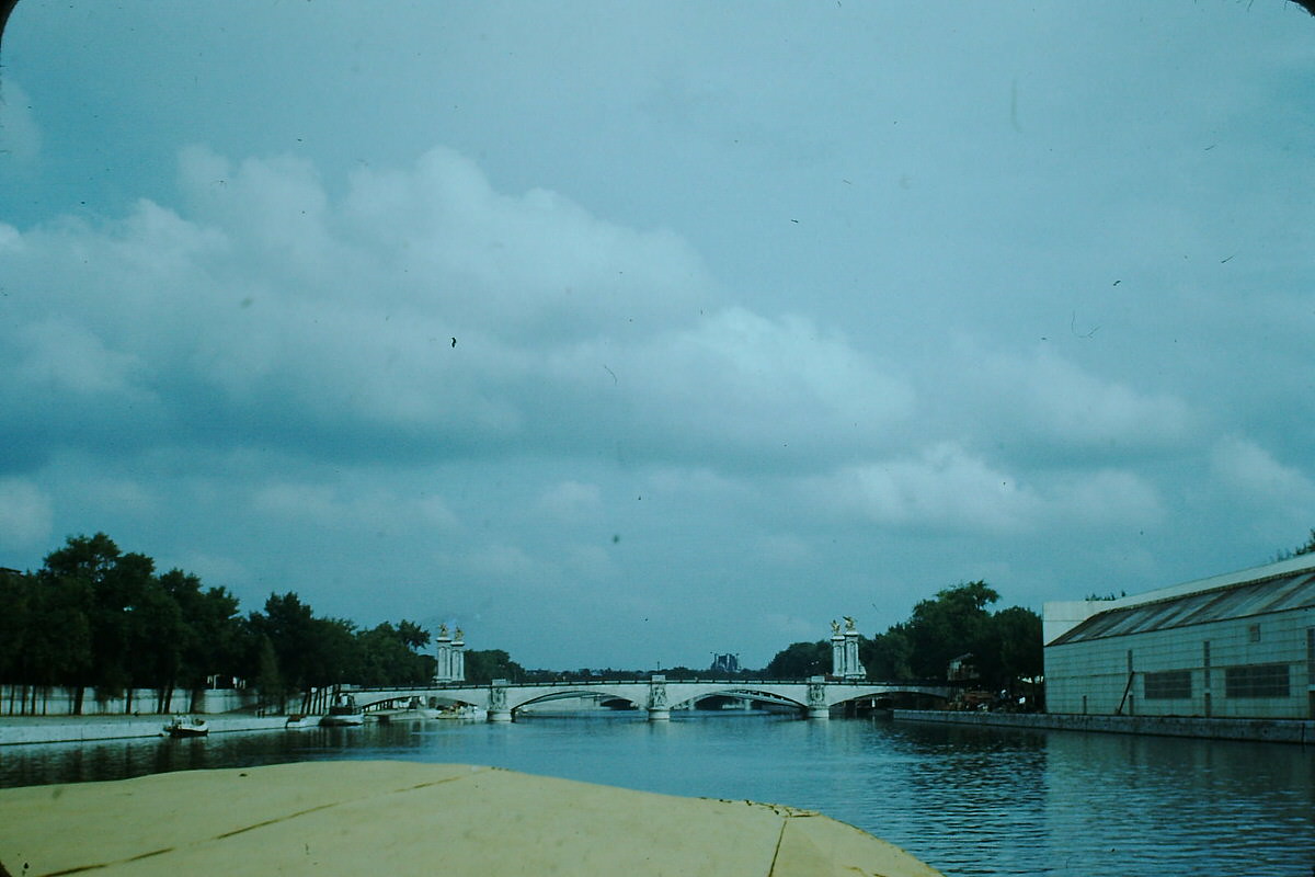#78 Alexandre III Bridge on the Seine- Paris, France, 1953