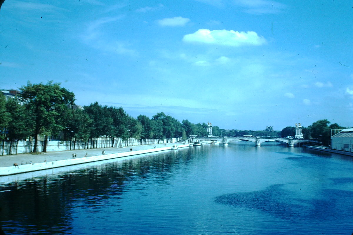 #79 Place de la Concorde and Seine, Paris, France, 1953