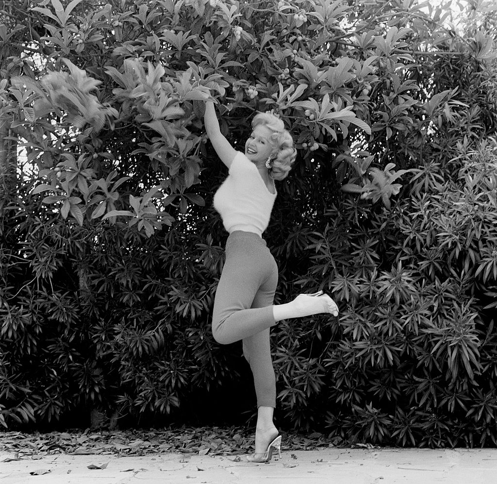 #33 Greta Thyssen plucking from the tree, 1956.