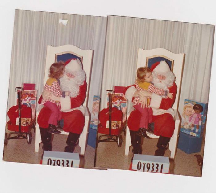 #69 Santa with a boy, 1972