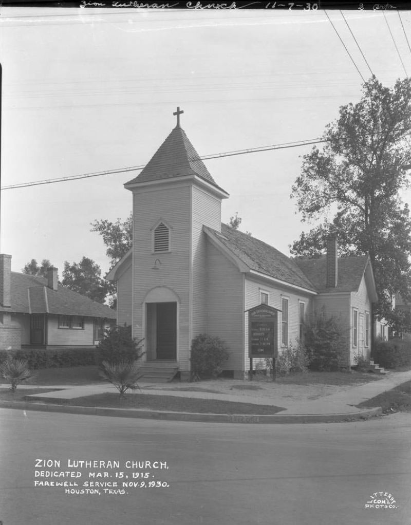 #14 Zion Lutheran Church, 1930s.