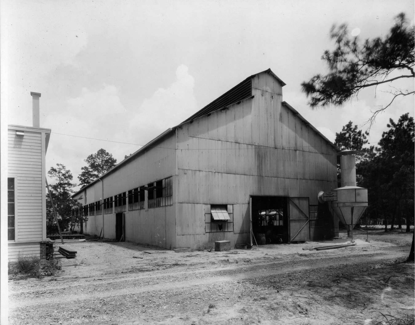 #61 Heat-Treating Building of the Hughes Tool Company, rear view