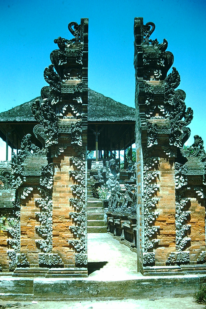 #37 Temple at Klungkung- Bali, Indonesia, 1952