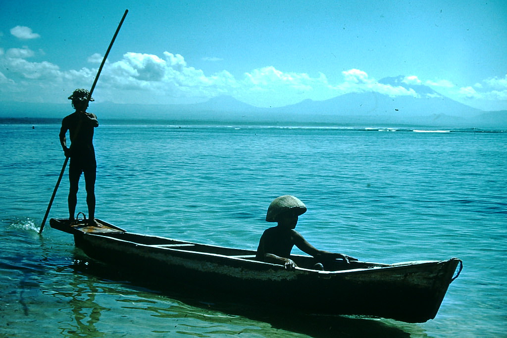 #59 Boatman of Sanoeur- Bali, Indonesia, 1952