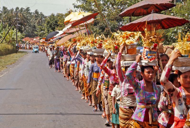 #15 Procession to Sanur, Bali, 1970s