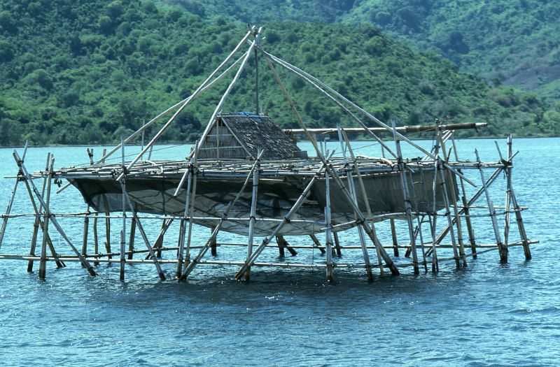 #40 Fish trap near Flores island, 1970s