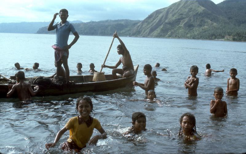 #44 Local kids, Ende, Flores island, 1970s
