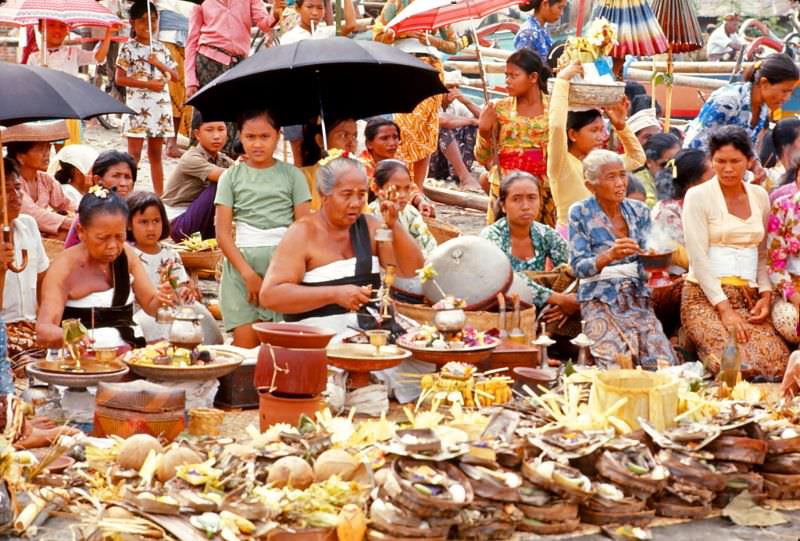 #7 Ceremony at Sanur, Bali, 1970s