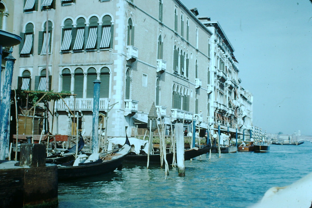 #31 Canal Scene- Venice, Italy, 1954.