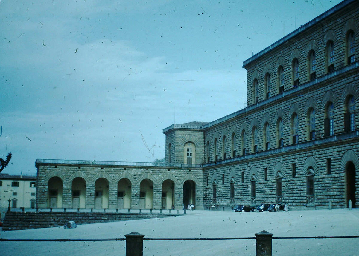 #56 Pitti Palace- Florence, Italy, 1954.