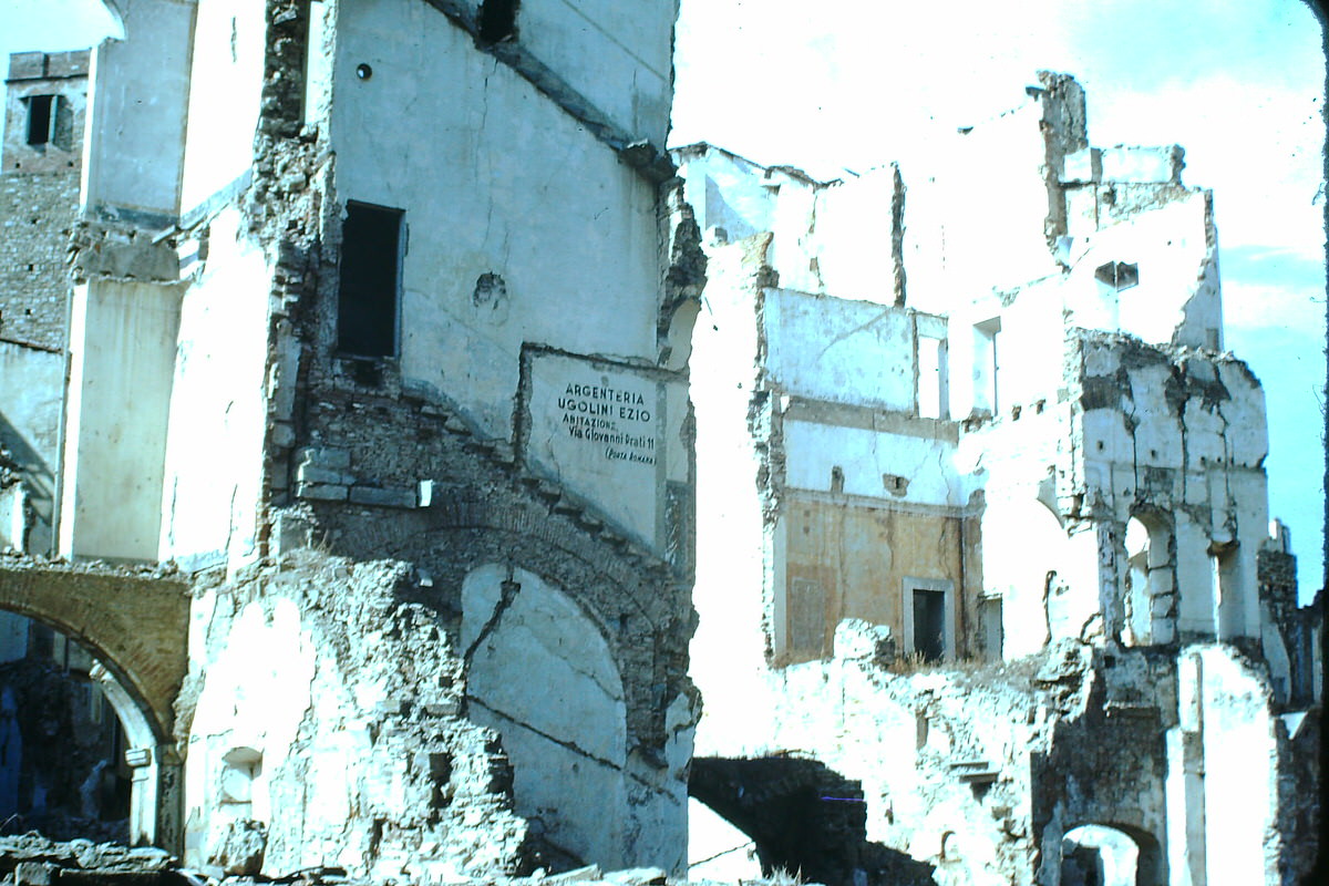 #57 Bomb Destruction- Florence, Italy, 1954.