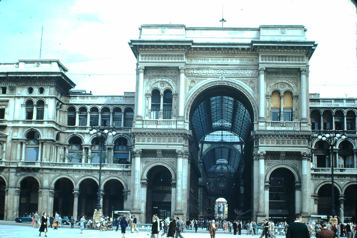 #6 Business Arcade, Milan, Italy, 1954.
