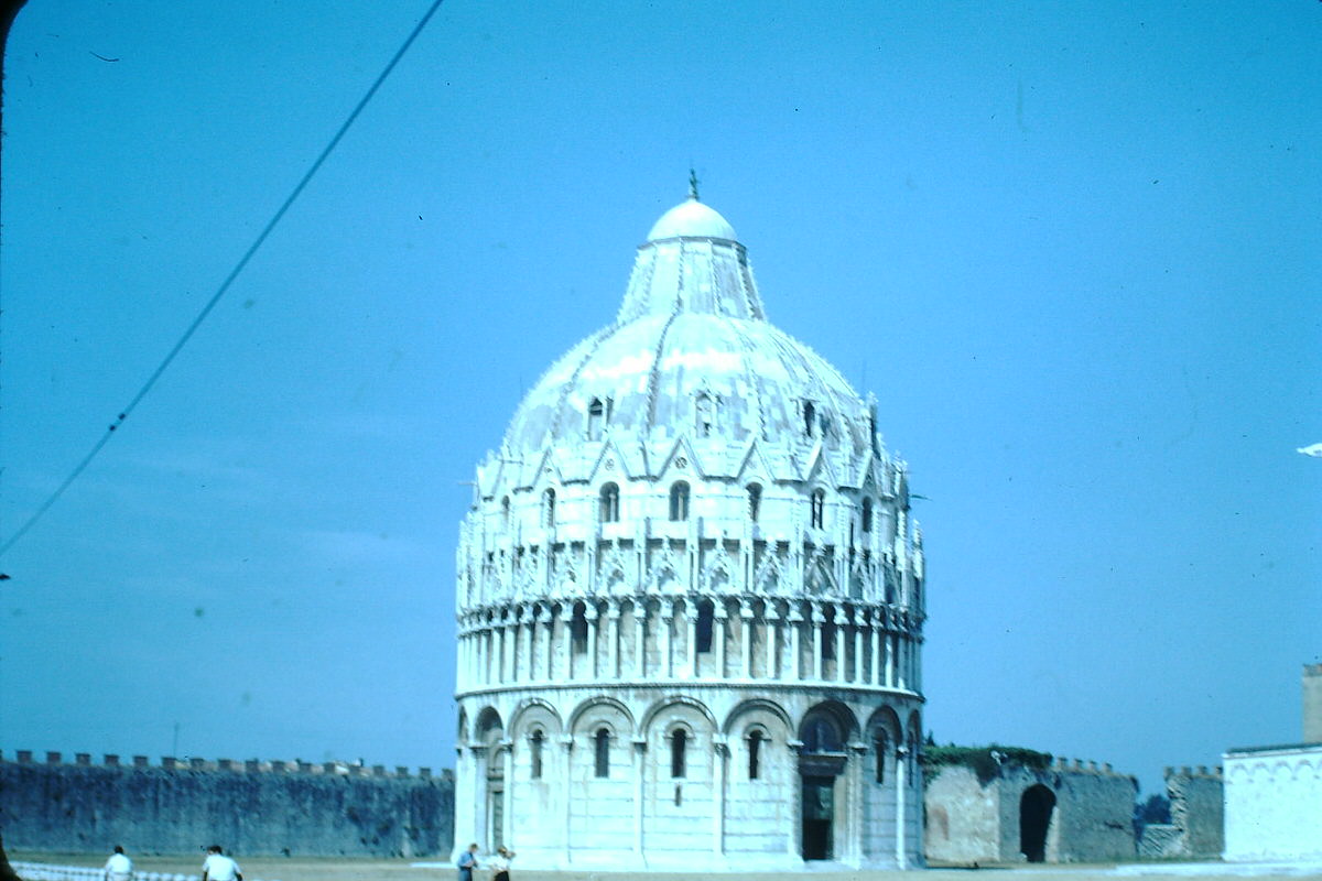 #61 Baptistry- Pisa, Italy, 1954.