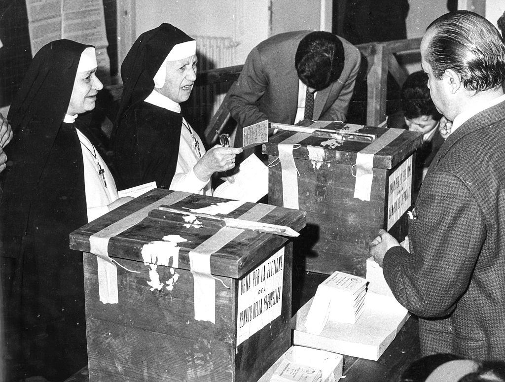 #53 Nuns at the Polling Station, 1968