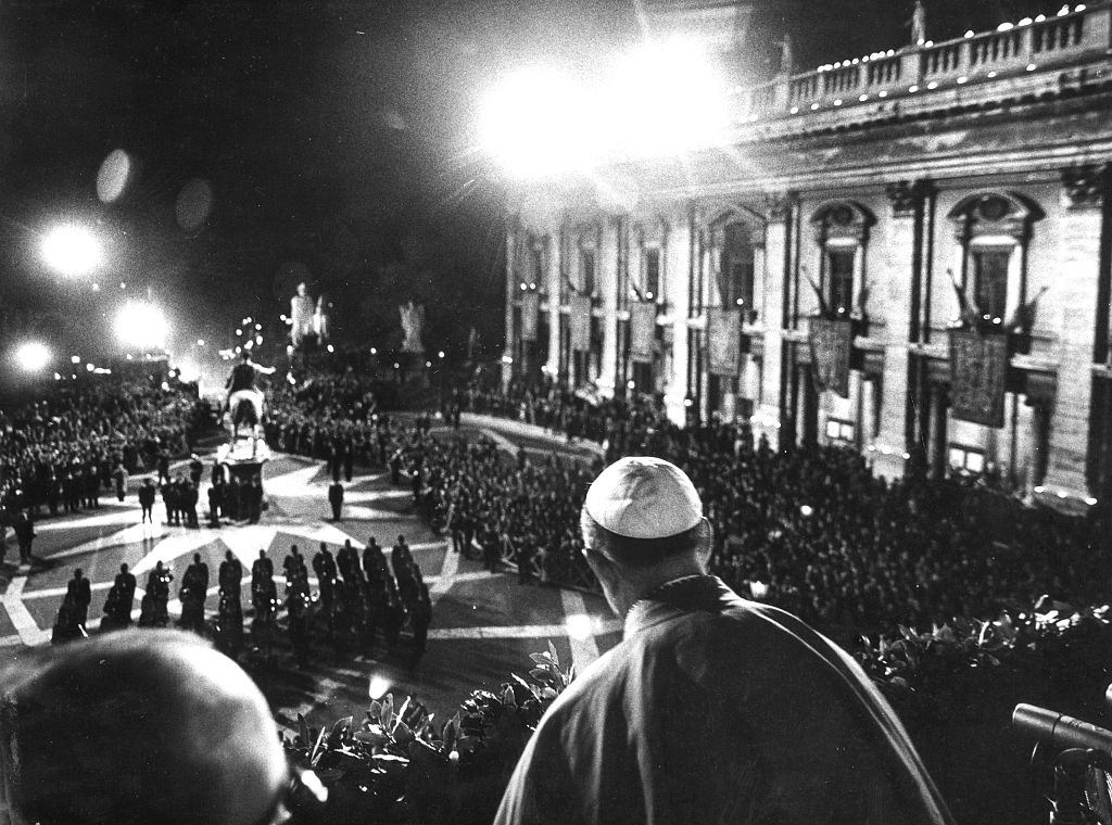 #55 Pope Paul VI in Rome, 1968.