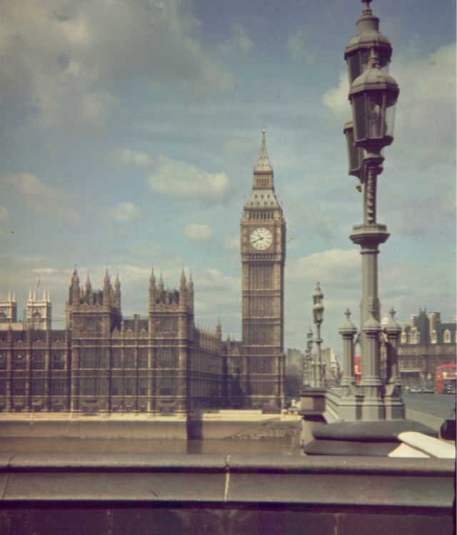 #5 Big Ben across Westminster Bridge, 1962