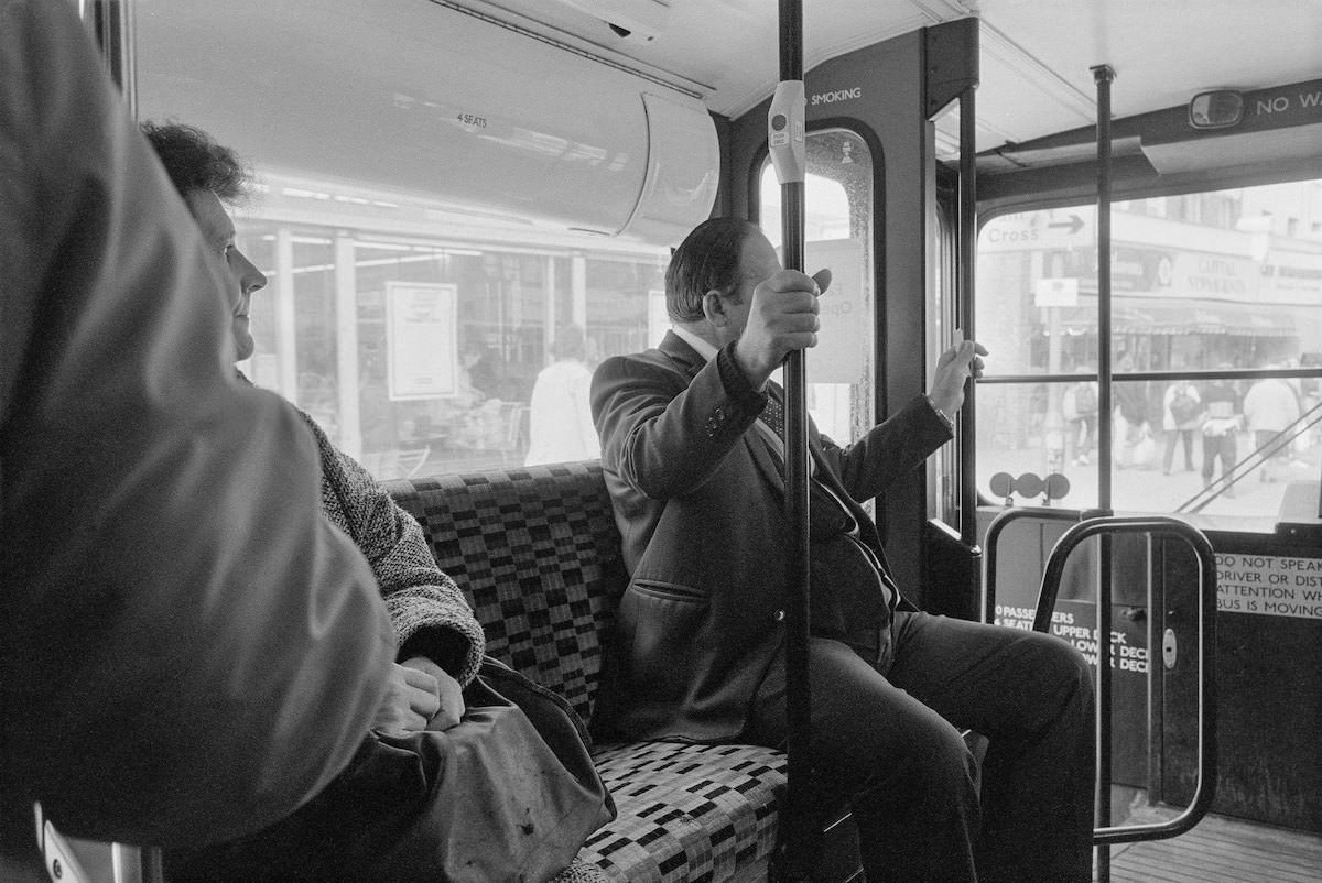 #27 Passengers, Bus, South London, 1991