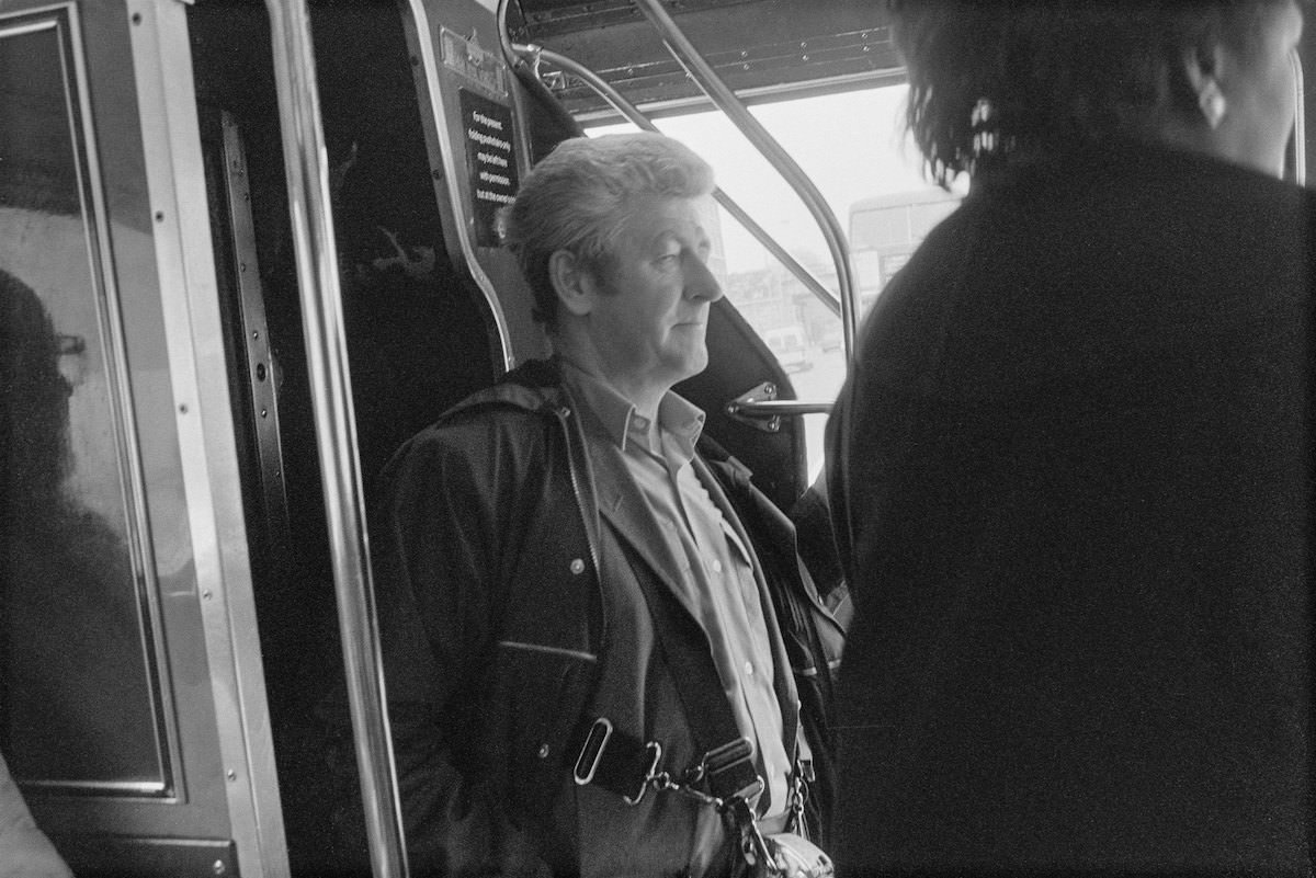 #30 Conductor, Bus, South London, 1991