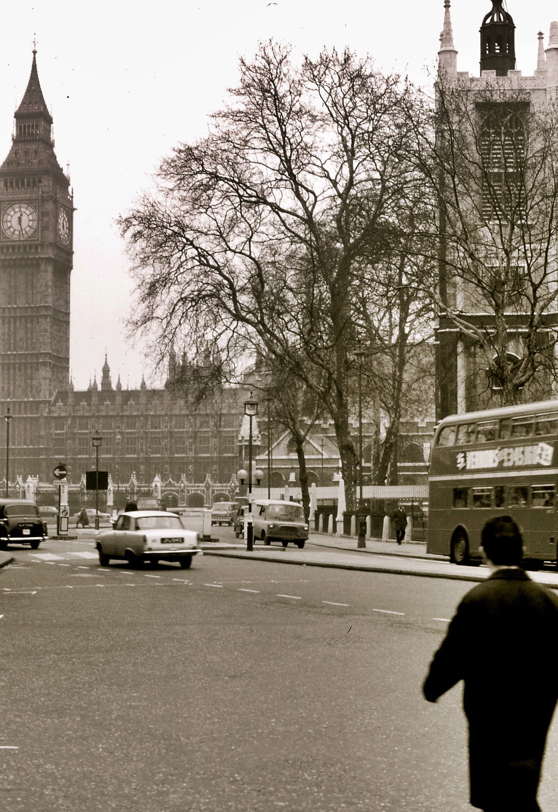 #12 Big Ben and Houses of Parliament, London, February 1971