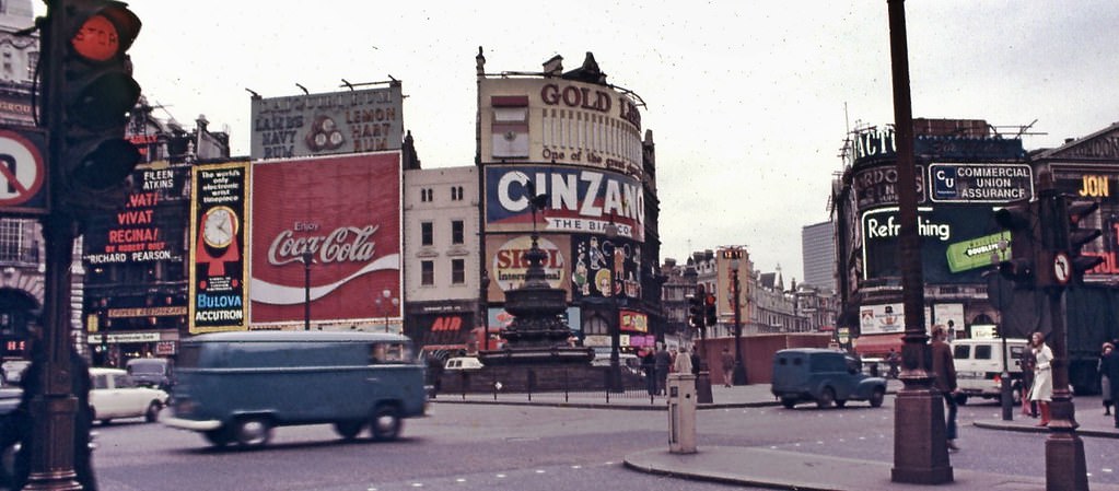 #22 Piccadilly Circus, London, February 1971