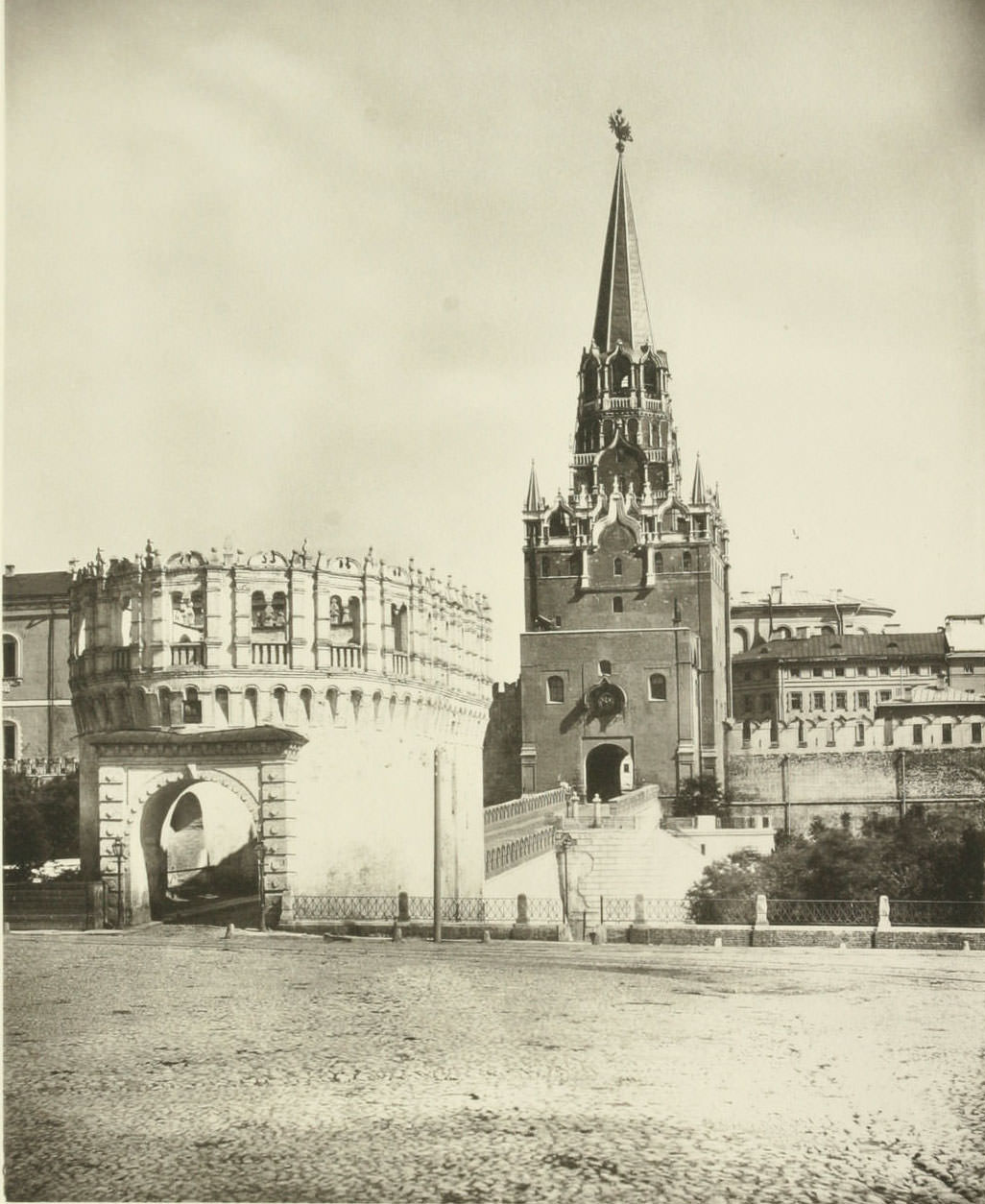 #33 Trinity Gate and Kutaf Tower, 1880s.