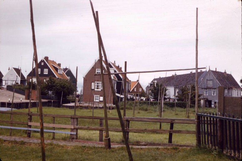 #26 Houses and yards, Marken Island, 1961