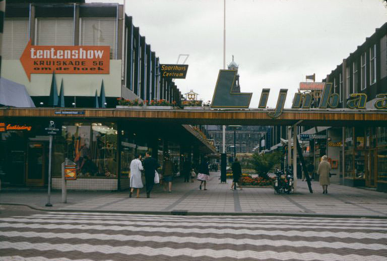 #30 Entrance to the Lijnbaan, Rotterdam, 1961