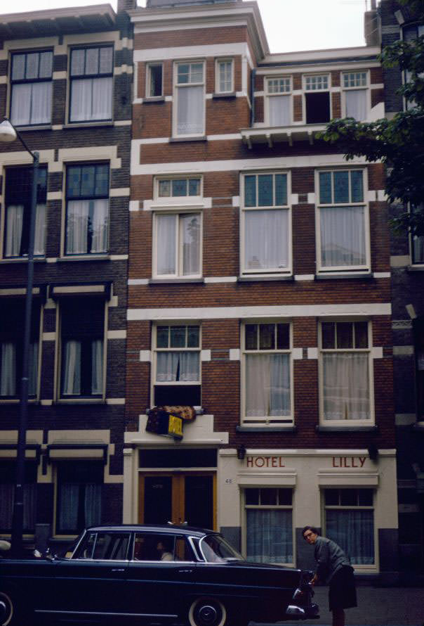 #32 In front of the Hotel Lilly, Rotterdam, 1961