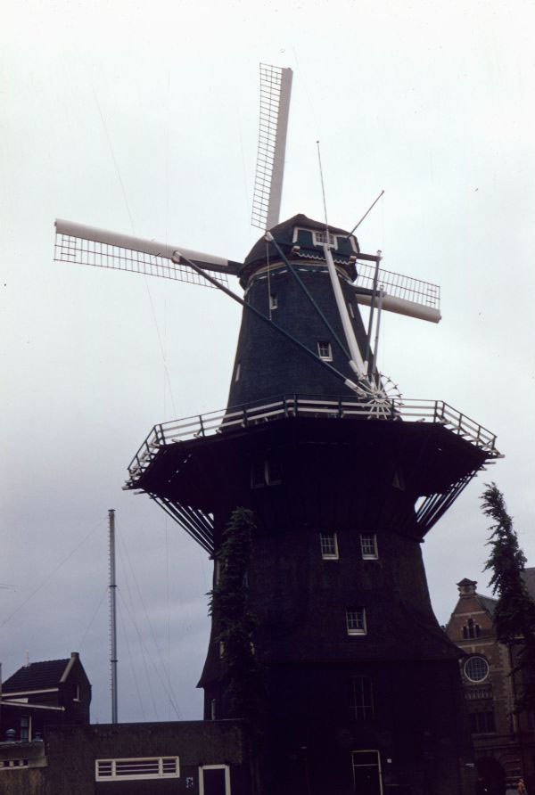 #41 A windmill somewhere in the Netherlands, 1961
