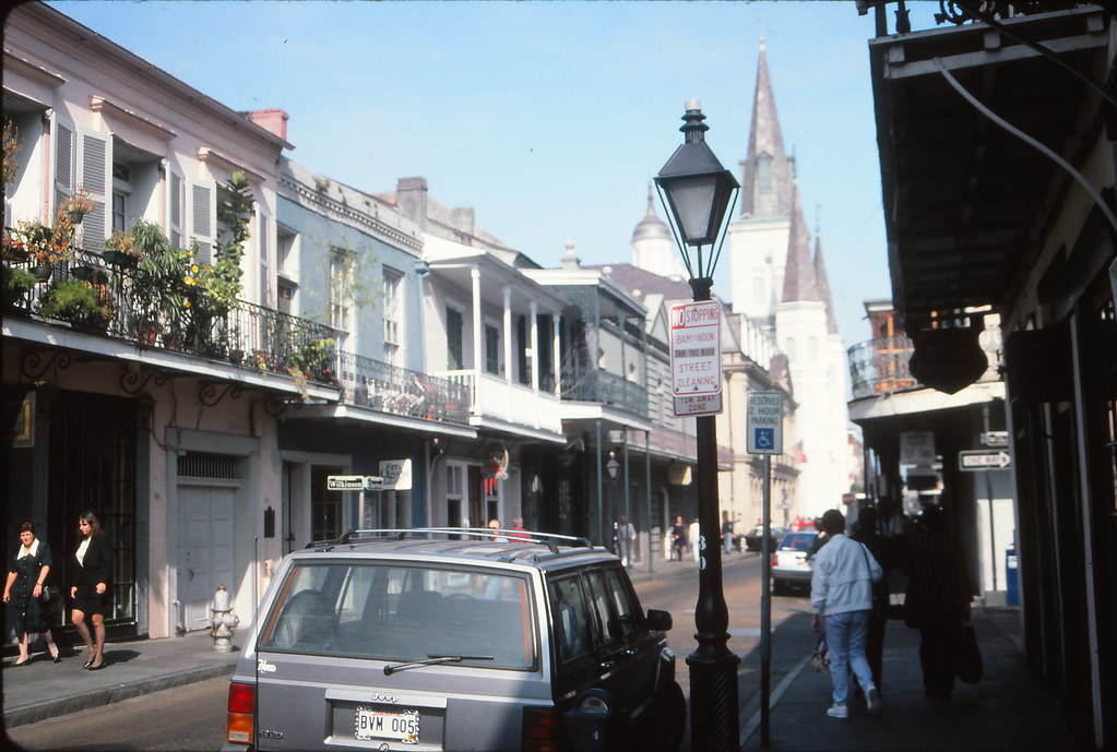 #11 Chartres Street, Looking to St. Louis Cathedral, New Orleans, 1990s