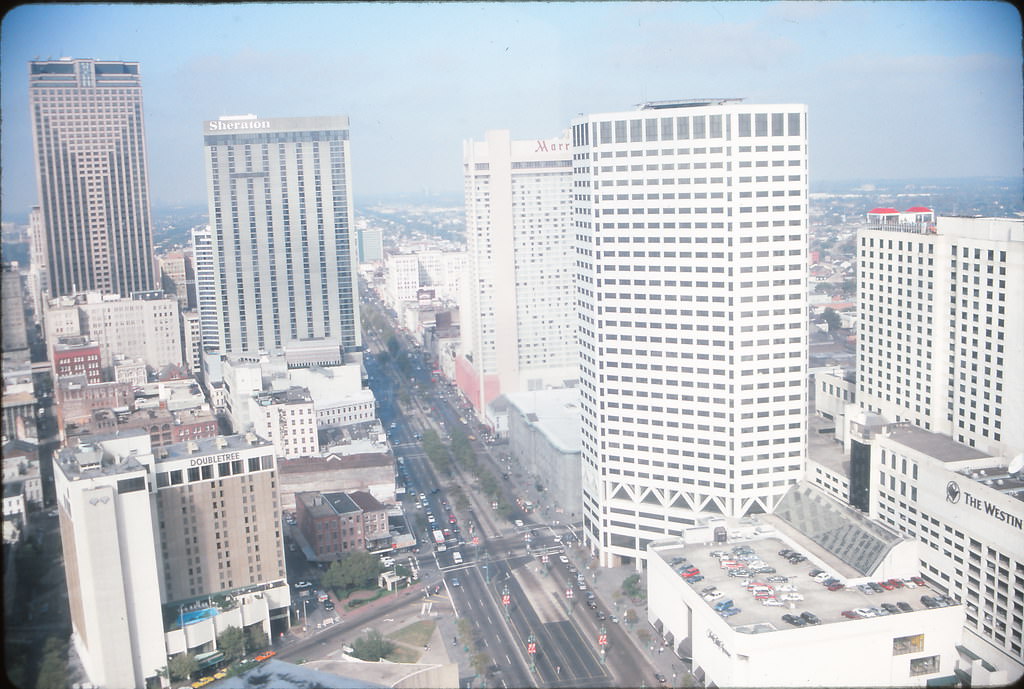 #63 Canal Street, New Orleans from International Trade Mart, 1990s