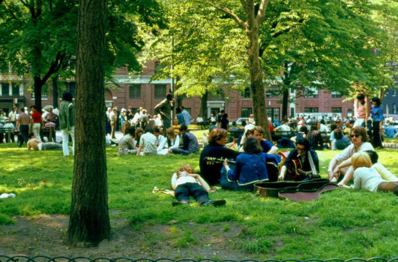 #14 New York park scene, June 1966
