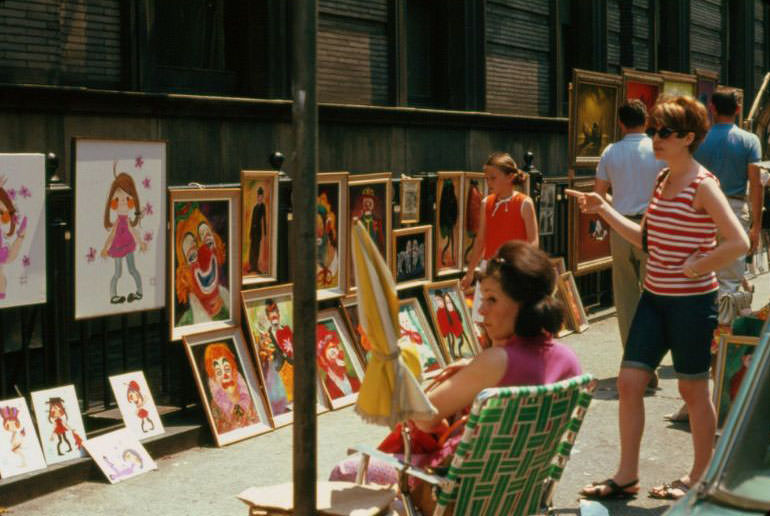 #9 New York art walk, June 1966