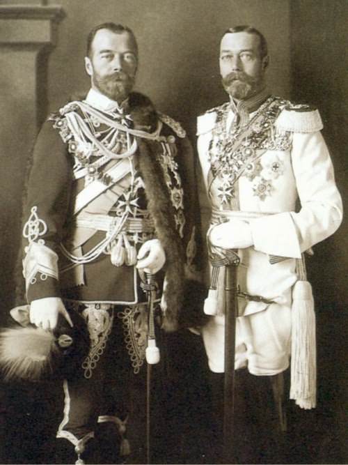#12 Nicolas II and George V, 1913.