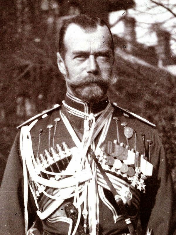 #18 The last smile of a Cossak named Nicholas II, 1914. The Tsar, in the uniform of Cossack, is one of the leaders of the outbreak of the First World War.