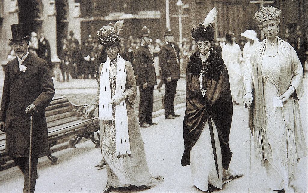 #35 Tsarina Maria Fyodorovna of Russia visiting Britain, 1890s.
