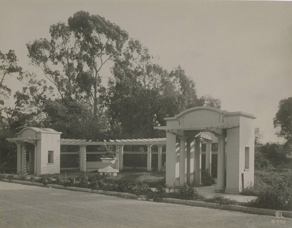 #7 Pergola, Mosswood Park, Oakland, 1930s