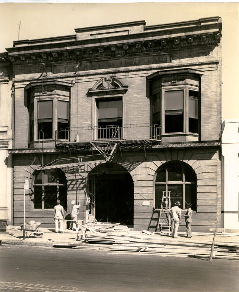 #54 Cochran and Celli building, south side of 12th Street between Alice, 1940s