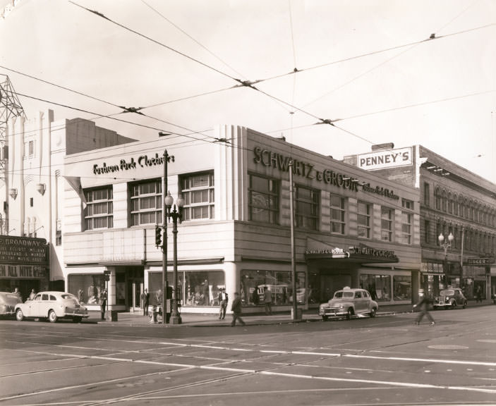 #57 Southwest corner of 12th Street and Broadway, 1940