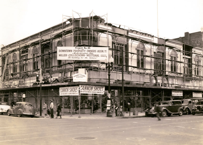 #59 Southeast corner of 11th and Washington Streets, 1940