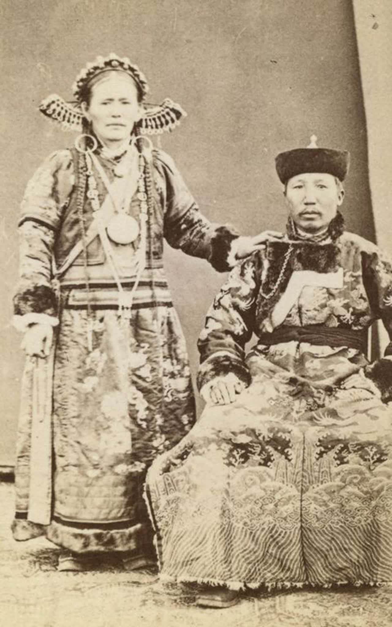 #24 A wealthy Buryat couple.