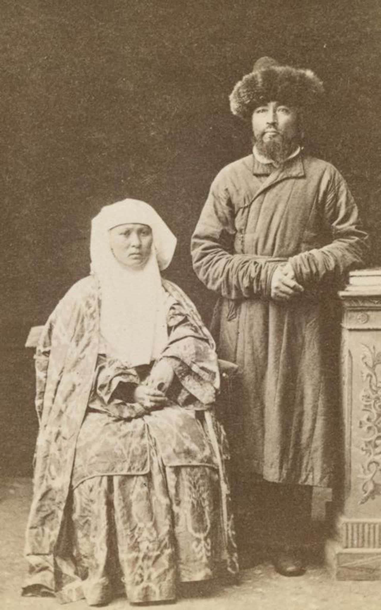 #25 A Kazakh couple.